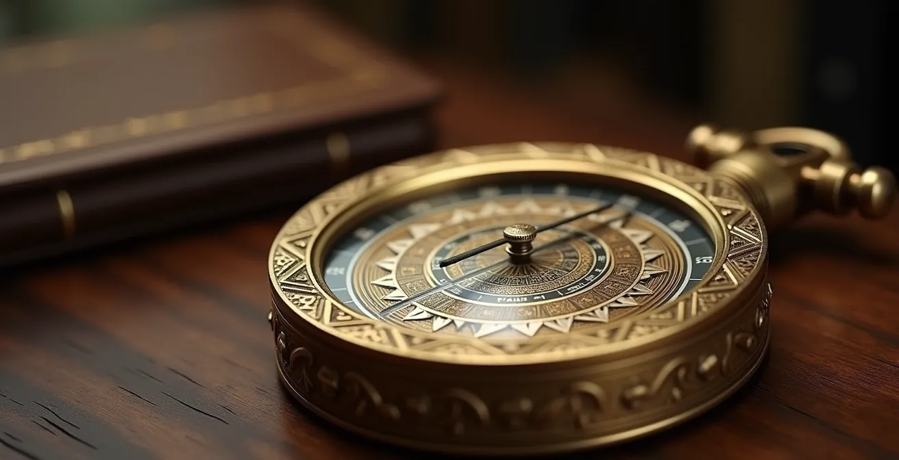 Baromètre métallique vintage reflétant différentes humeurs d'investissement